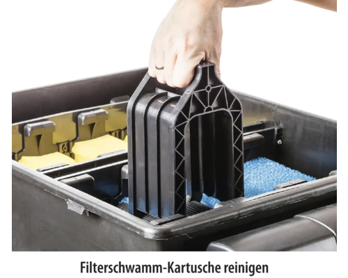 Čištění filtrační pěnové kazety