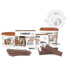 Sada obkladových pásků Elabrick s penetrací, lepicí maltou a rohovými obkladovými pásky