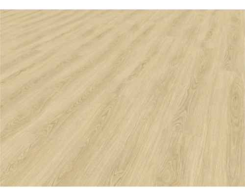 Světlá laminátová podlaha s dřevěnou strukturou