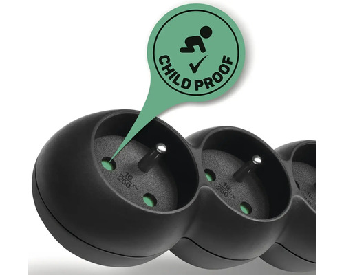 Prodlužovací kabel s dětskou pojistkou