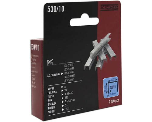 Sponky J C Schwarz typ 530/10, balení