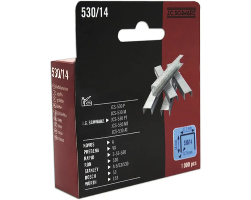 Sponky J.C. Schwarz 530/14, 1000 kusů