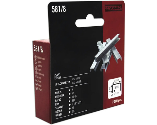 Sponky J.C. Schwarz typ 581/8, 2000 kusů