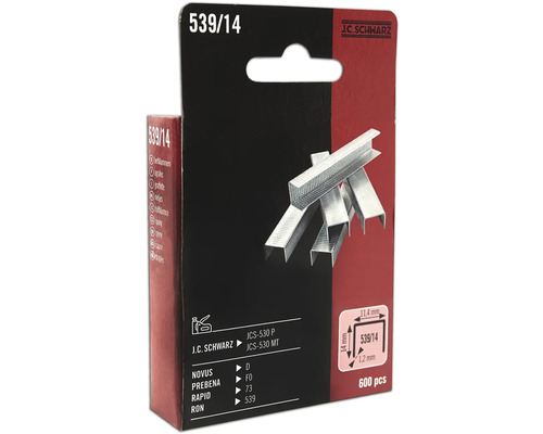 Sponky J.C. Schwarz 539/14, 600 kusů