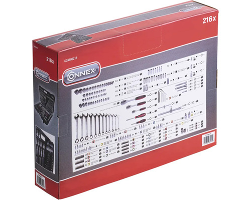 Sada nářadí Onnex, 216 dílů, balené