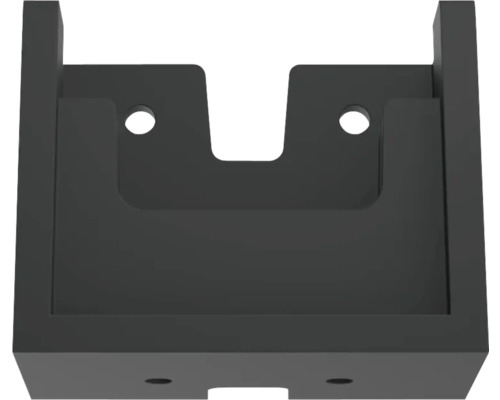 Černá nástěnná schránka na dopisy