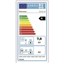 Energetický štítek Romotop Riano 30, třída A