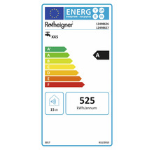 Energetický štítek Rotheigner A s roční spotřebou 525 kilowatthodin