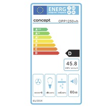 Energetický štítek Concept OPP1250wh