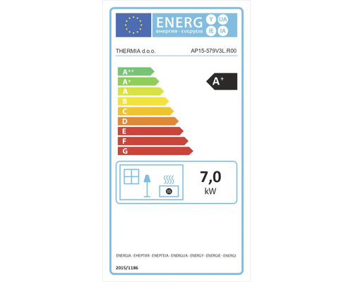 Energetický štítek A+ se 7,0 kilowatty
