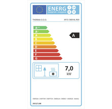 Energetický štítek s třídou energetické účinnosti A a 7,0 kilowatt