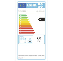 Energetický štítek s třídou energetické účinnosti A a spotřebou energie 7,0 kilowatt