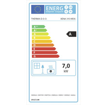 Energetický štítek pro Thermia Xena 310 Weiß s třídou energetické účinnosti A a 7,0 kilowatt