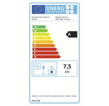 Energetický štítek s třídou energetické účinnosti A a výkonem 7,5 kilowatt