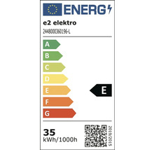 Energetický štítek pro žárovky, třída energetické účinnosti E