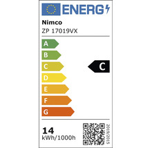 Evropský energetický štítek pro Nimco ZP 17019VX, energetická třída C, spotřeba energie 14 kilowatthodin na 1000 hodin.