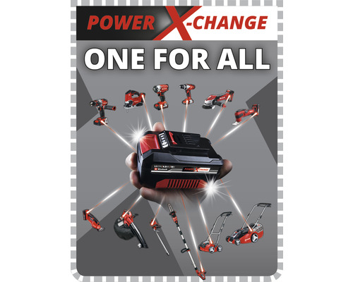 Baterie Power X-Change s různým nářadím