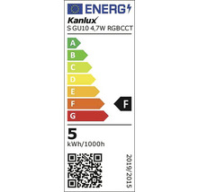 Energetický štítek Kanlux s třídou energetické účinnosti F