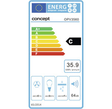 Energetický štítek pro produkt Concept s třídou energetické účinnosti C.