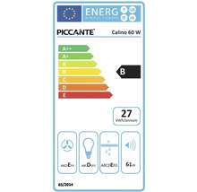 Energetický štítek Piccante Calino 60 W