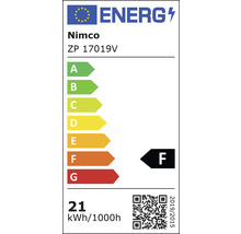 LED zrcadlo do koupelny s osvětlením Nimco 90 x 70 cm s dotykovým senzorem ZP 17019V