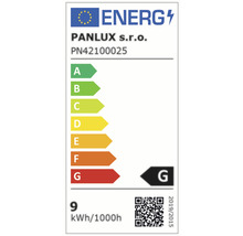 Energetický štítek s třídou energetické účinnosti G, spotřeba energie 9 kWh na 1000 hodin