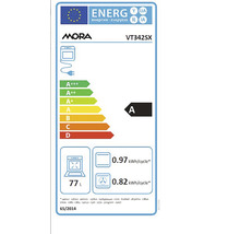 Energetický štítek Mora VT342SX