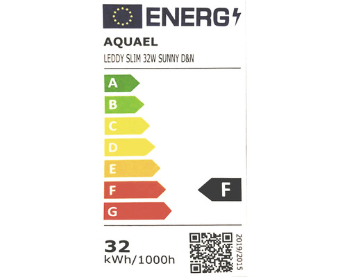 Energetický štítek pro Aquael Leddy Slim 32 W Sunny D a N