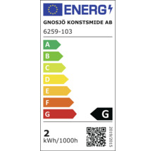 Energetický štítek s třídou energetické účinnosti G