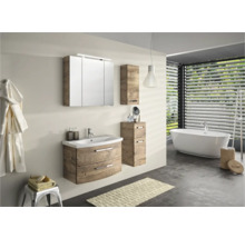 Zrcadlová skříňka bez osvětlení Jungborn VENTITRE 80 x 17 x 70,3 cm dub ribbeck