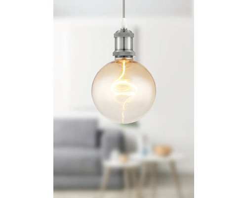 LED žárovka Globo E27 / 4 W 140 lm 1800 K amber/průhledná