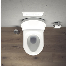 Závěsné WC s ovládacím panelem a držákem toaletního papíru