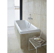 Obdélníková dvojvana DURAVIT 80 x 180 x 46 cm bílá hladké 700314000000000