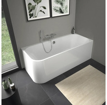Obdélníková vana se zaoblením DURAVIT 80 x 180 x 46 cm bílá hladké 700317000000000