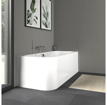 Obdélníková vana se zaoblením DURAVIT 80 x 180 x 46 cm bílá hladké 700317000000000