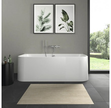 Obdélníková vana se zaoblením DURAVIT 80 x 180 x 46 cm bílá hladké 700318000000000