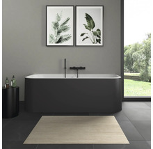 Oválná vana DURAVIT 80 x 180 x 46 cm grafit hladké matné 700451800000000