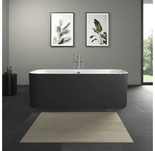 Oválná vana DURAVIT 80 x 180 x 46 cm grafit hladké matné 700453800000000