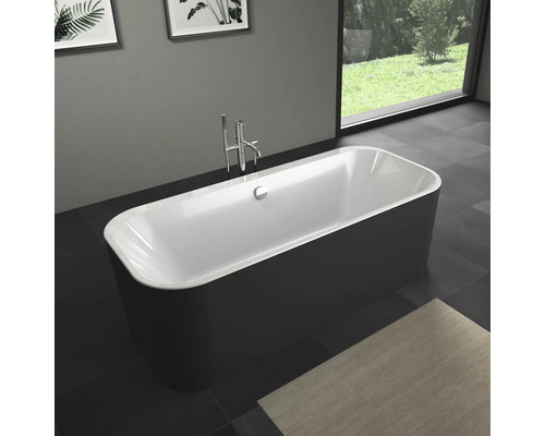 Oválná vana DURAVIT 80 x 180 x 46 cm grafit hladké matné 700453800000000