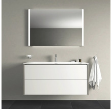 Umyvadlo na skříňku DURAVIT Viu sanitární keramika bílá 123 cm 2344120000
