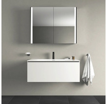 Umyvadlo na skříňku DURAVIT Viu sanitární keramika bílá 103 cm 2344100000