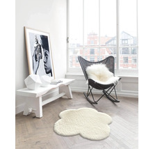 Koberec béžový Romance Květina beige 60 cm