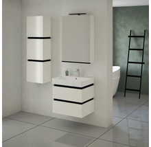 Koupelnová závěsná skříňka Devo Viva 2.0 levá bílá 40 x 12,7 x 26 cm VV2-S3DL40x26-F104