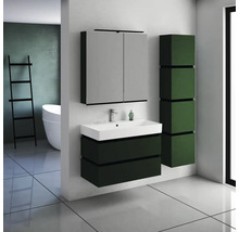 Koupelnová skříňka vysoká Devo Viva 2.0 pravá zelená matná 40 x 170 x 26 cm VV2-S4D3SP40x26-F77