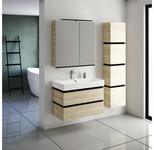 Koupelnová skříňka pod umyvadlo Devo Viva 2.0 dub halifax bílý 84 x 51 x 44 cm VV2-SU2S84x51-P29