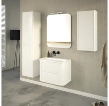 Koupelnová skříňka vysoká Devo Gloria 2.0 bílá matná 40 x 172 x 33 cm GL2-S2DKLE40-1-F83