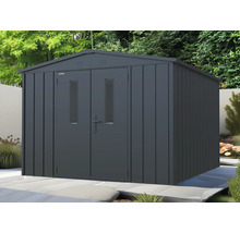 Zahradní domek Konsta Premium 85m2 se sedlovou střechou 284x300 cm černý