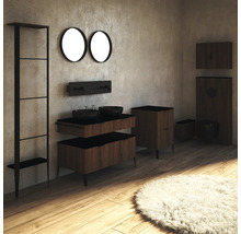 Koupelnová závěsná skříňka Devo Lotos bronzová 65 x 50 x 19 cm LF-SW2D65x50x19-F115