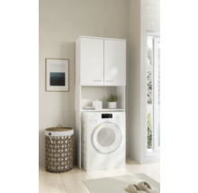 Prádelna s pračkou, skříňkou na prádlo a košem na prádlo