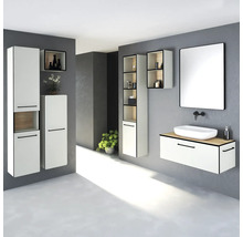 Koupelnová skříňka vysoká Devo Sonus 2.0 levá Muschel 38 x 186 x 30 cm SO2-SWN2DL38-F91